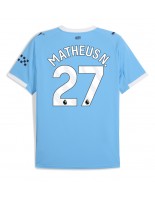 Manchester City Matheus Nunes #27 Domácí Dres 2025-26 Krátký Rukáv